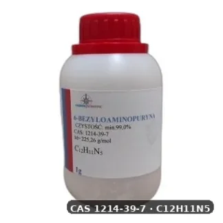 6-Benzyloaminopuryna 6-Bap - Czysta - 1G — CAS 1214-39-7 — C12H11N5 — odczynnik chemiczny