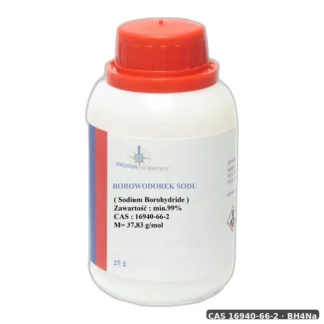 Borowodorek Sodu Czysty - 25G — CAS 16940-66-2 — BH4Na — odczynnik chemiczny
