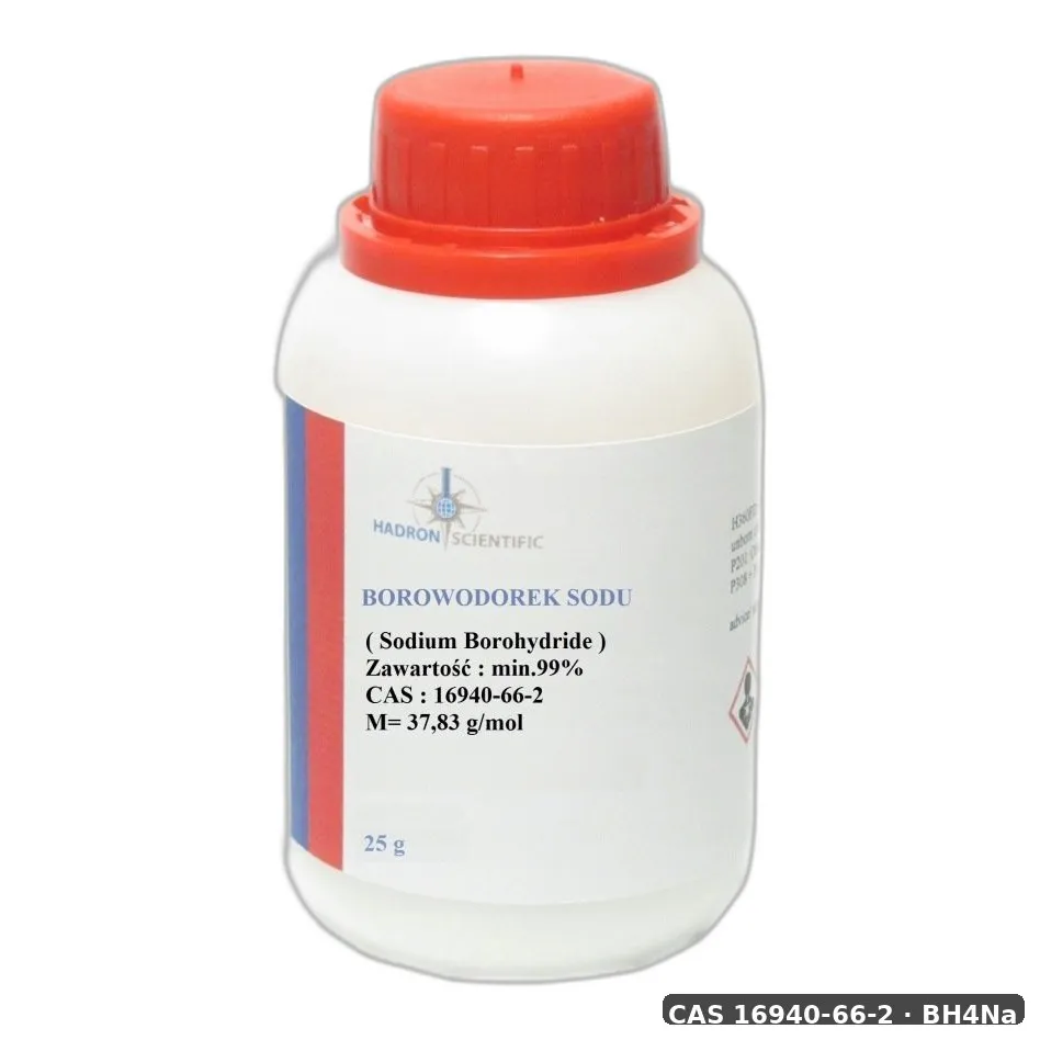 Borowodorek Sodu Czysty - 25G — CAS 16940-66-2 — BH4Na — odczynnik chemiczny