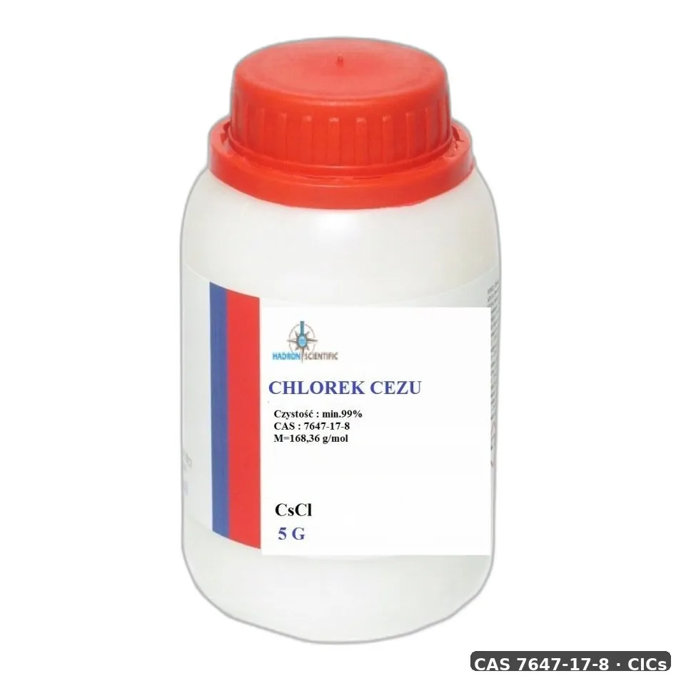 Chlorek Cezu Czysty - 5 G — CAS 7647-17-8 — ClCs — odczynnik chemiczny