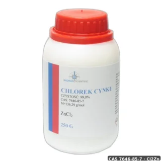 Chlorek Cynku - Czysty - 250 G — CAS 7646-85-7 — Cl2Zn — odczynnik chemiczny