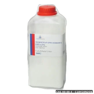 Edta - Wersenian Dwusodowy- Cz.D.A - 500 G — CAS 60-00-4 — C10H16N2O8 — odczynnik chemiczny