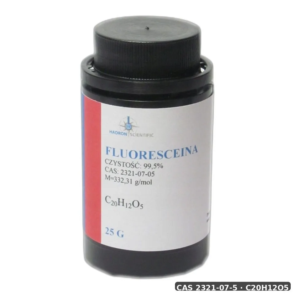 Fluoresceina - 25G — CAS 2321-07-5 — C20H12O5 — odczynnik chemiczny