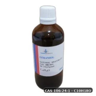 Geraniol O Czystości 97% W Objętości 50 Ml — CAS 106-24-1 — C10H18O — odczynnik chemiczny