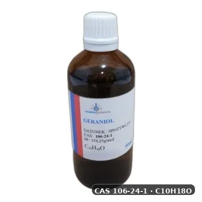 Geraniol O Czystości 97% W Objętości 50 Ml — CAS 106-24-1 — C10H18O — odczynnik chemiczny