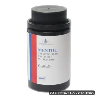 (1R,2S,5R)-2-Izopropylo-5-Metylocykloheksan-1-Ol — CAS 2216-51-5 — C10H20O — odczynnik chemiczny