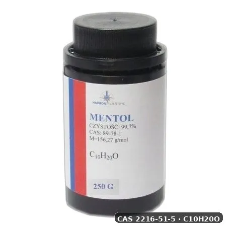 (1R,2S,5R)-2-Izopropylo-5-Metylocykloheksan-1-Ol — CAS 2216-51-5 — C10H20O — odczynnik chemiczny