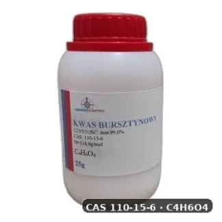 Kwas Butanodiowy — CAS 110-15-6 — C4H6O4 — odczynnik chemiczny