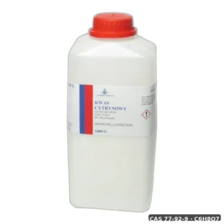 Kwas 2-Hydroksypropano-1,2,3-Trikarboksylowy — CAS 77-92-9 — C6H8O7 — odczynnik chemiczny