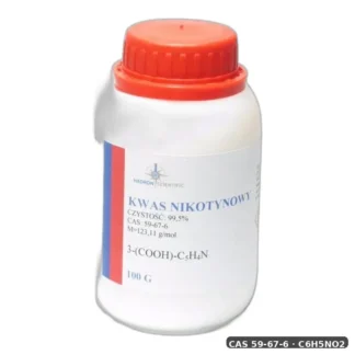 Kwas Nikotynowy Farmaceutyczny - 50G — CAS 59-67-6 — C6H5NO2 — odczynnik chemiczny
