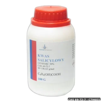 Kwas 2-Hydroksybenzenokarboksylowy — CAS 69-72-7 — C7H6O3 — odczynnik chemiczny