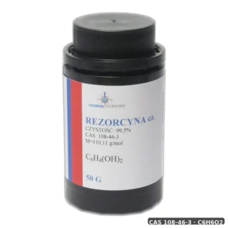Rezorcyna - Rezorcynol - Czysty - 50 G — CAS 108-46-3 — C6H6O2 — odczynnik chemiczny