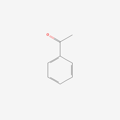 Szkielet 2D ACETOFENON, CAS 98-86-2, wzór C8H8O