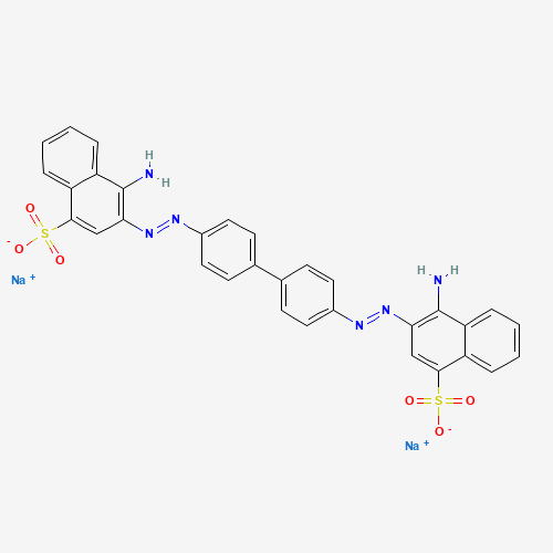 Szkielet 2D CZERWIEŃ KONGO- WSKAŹNIK / BARWNIK, CAS 573-58-0, wzór C32H22N6Na2O6S2