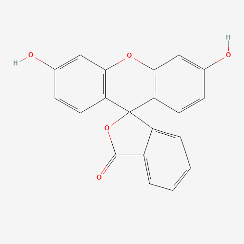 Szkielet 2D Fluoresceina, CAS 2321-07-5, wzór C20H12O5