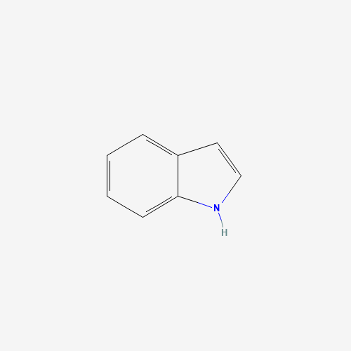 Szkielet 2D INDOL, CAS 120-72-9, wzór C8H7N