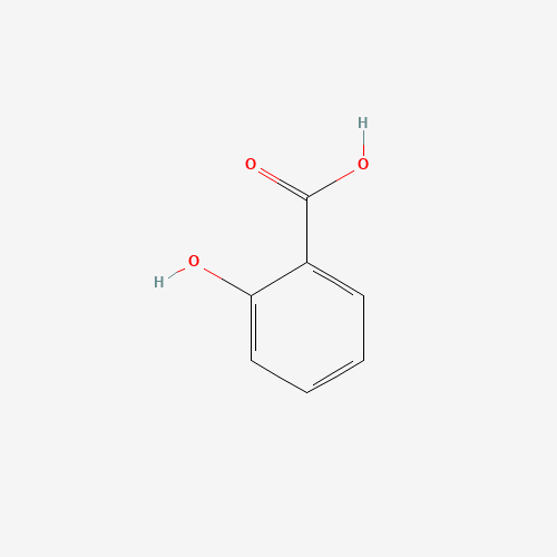 Szkielet 2D KWAS SALICYLOWY, CAS 69-72-7, wzór C7H6O3