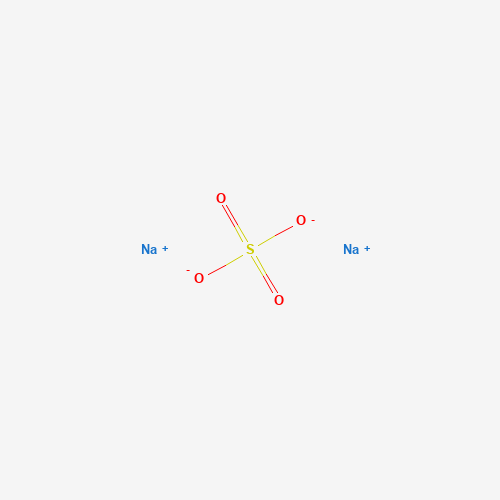 Szkielet 2D TIOSIARCZAN SODU, CAS 7757-82-6, wzór Na2O4S