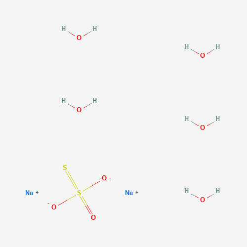Szkielet 2D Tiosiarczan sodu 99,5%, CAS 10102-17-7, wzór H10Na2O8S2