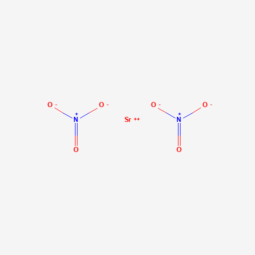Szkielet 2D Sól strontu, CAS 10042-76-9, wzór N2O6Sr