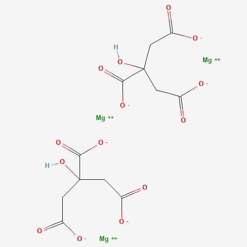 Szkielet 2D Cytrynian magnezu proszek 250 g, CAS 3344-18-1, wzór C12H10Mg3O14
